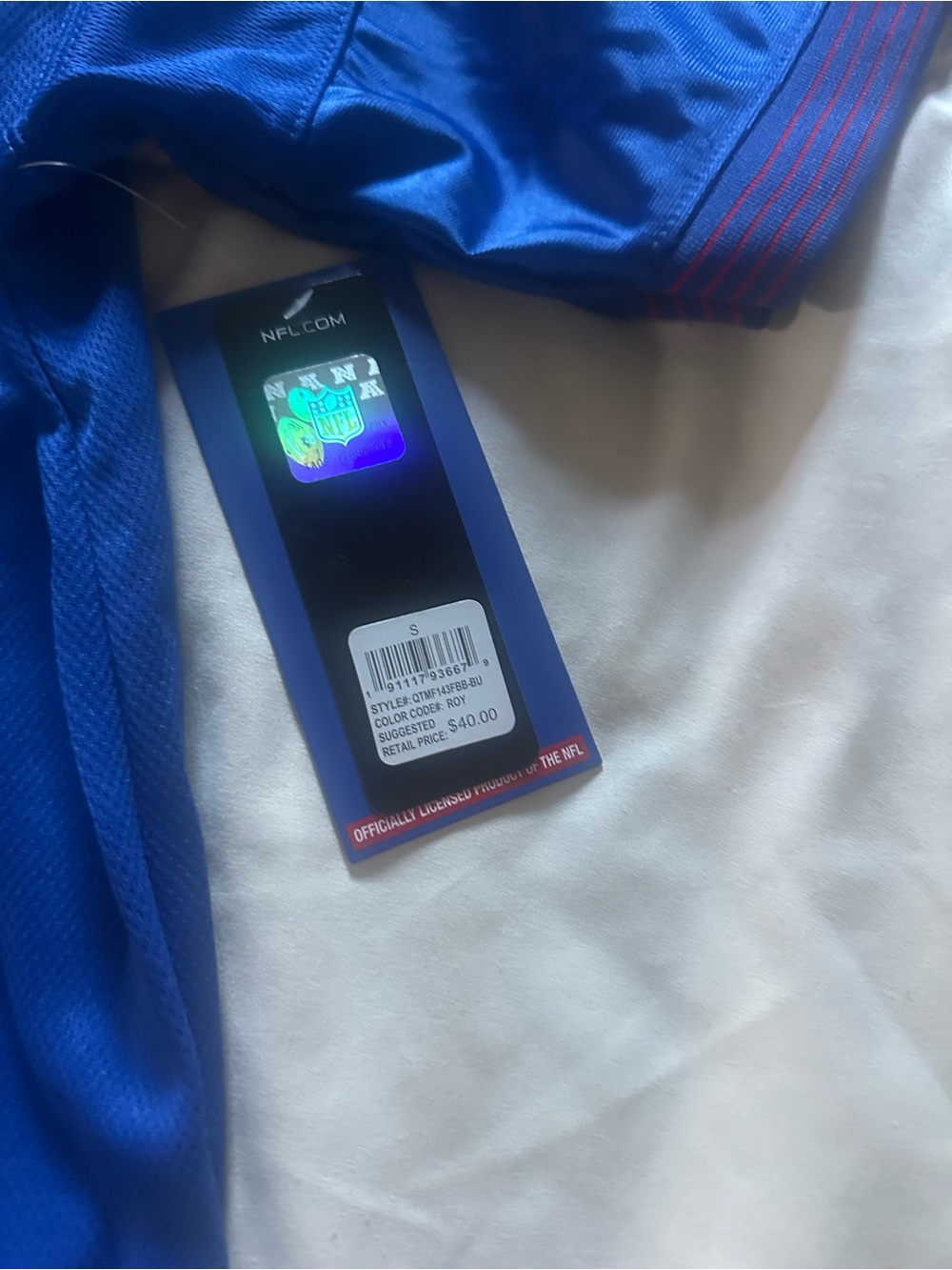 Blue Buffalo Bills Short Sleeve Jersey Tee - Picture 4 of 5